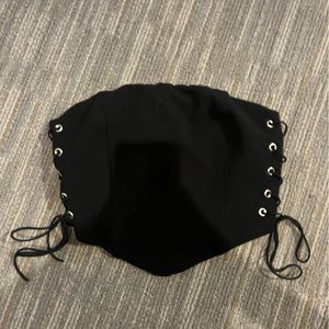 princess polly tube top lace up sides